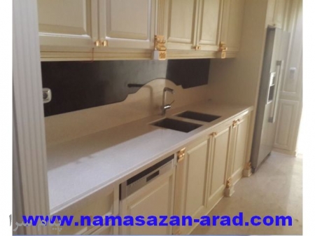 طراحی و اجرای سنگ مصنوعی کورین و سالید سورفیس