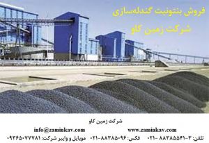 فروش بنتونیت گندله‌سازی