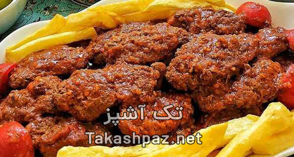 کباب تابه ای یک شام ساده