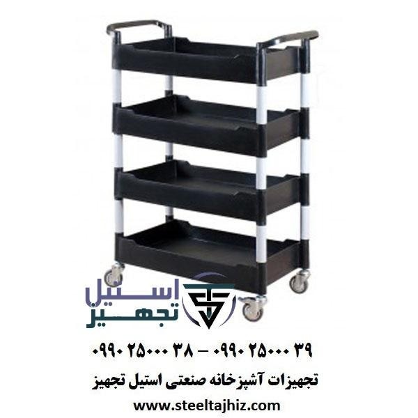 ترولی فایبرگلاس پلاستیکی تخت و گود