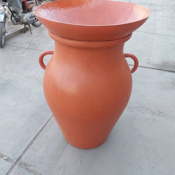 گلدان های فایبرگلاس طرح خمره ای
