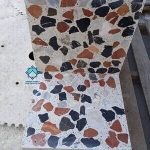خرید موزاییک فانتزی نمره 8 – سنگ سفید قرمز مشکی