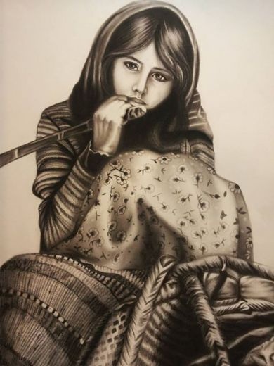 سفارش طراحی چهره سیاه قلم حضوری و غیر حضوری