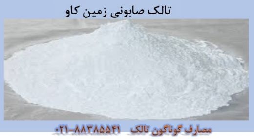 مصارف گوناگون تالک Talc