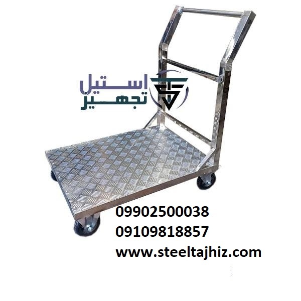 گاری حمل دیگ چرخ دار