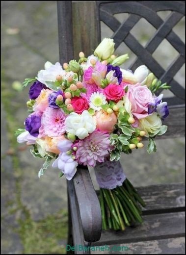 دسته گل طبیعی عروس