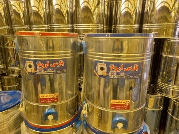 پتوشور پتوشوی و کهنه شور تمام استیل گیربکس دار